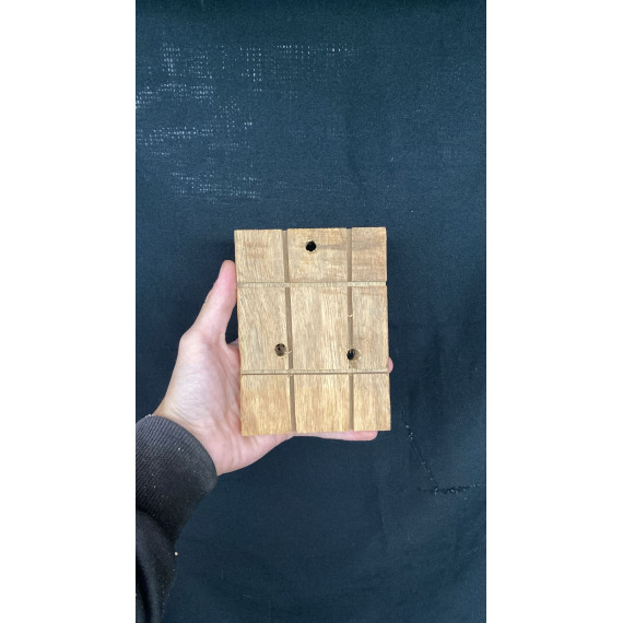 Placa Madeira de Lei - 15 x 10