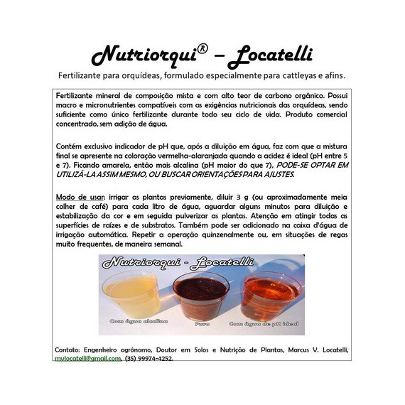 Fertilizante Nutriorqui (400g)